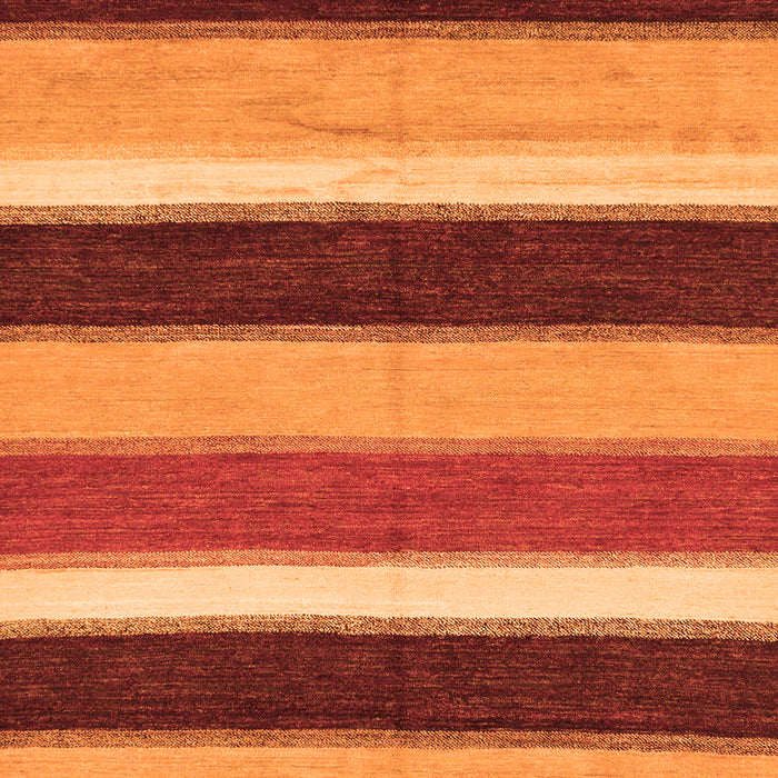 Machine Washable Abstract Orange Modern Area Rugs, wshabs227org