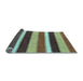 Sideview of Abstract Light Blue Modern Rug, abs227lblu