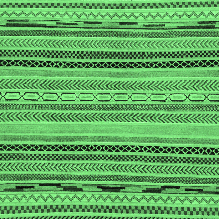 Machine Washable Abstract Emerald Green Modern Area Rugs, wshabs2280emgrn