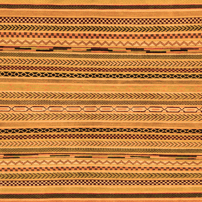 Square Machine Washable Abstract Orange Modern Area Rugs, wshabs2280org