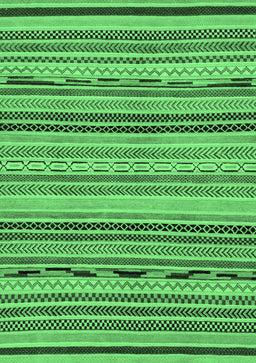 Abstract Emerald Green Modern Rug, abs2280emgrn