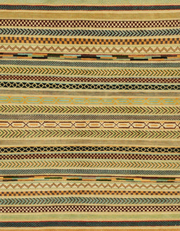 Machine Washable Abstract Gen Brown Yellow Rug, wshabs2280