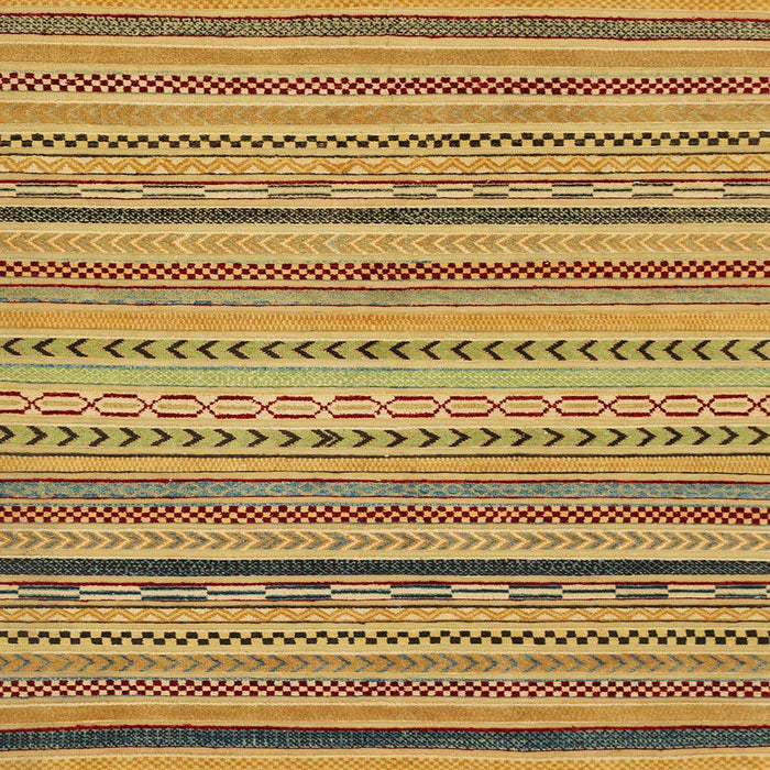 Square Machine Washable Abstract Yellow Rug, wshabs2281