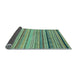 Sideview of Abstract Light Blue Modern Rug, abs2281lblu