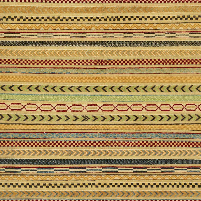 Machine Washable Abstract Yellow Rug, wshabs2281