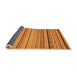 Sideview of Abstract Orange Modern Rug, abs2281org