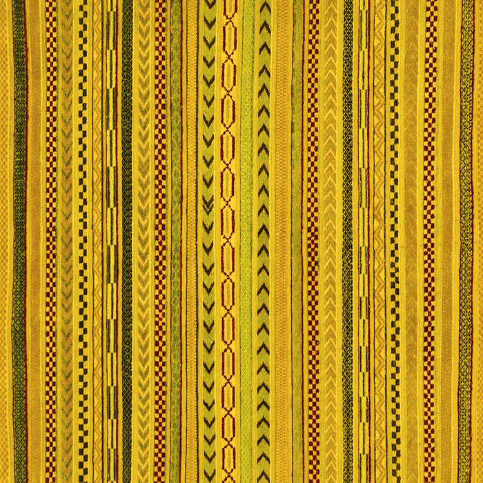 Square Machine Washable Abstract Yellow Modern Rug, wshabs2281yw