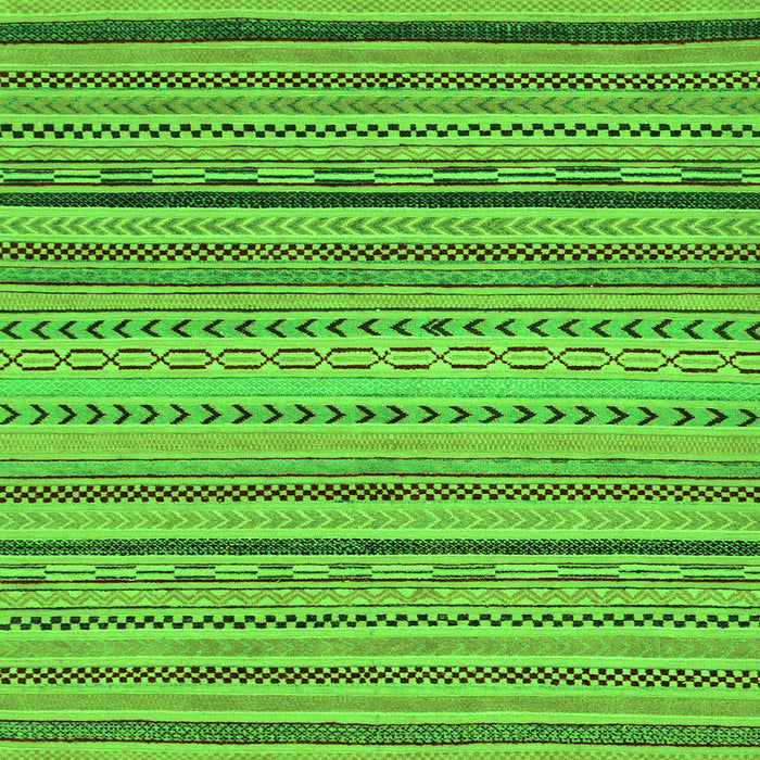 Square Abstract Green Modern Rug, abs2281grn