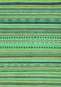 Abstract Turquoise Modern Rug, abs2281turq