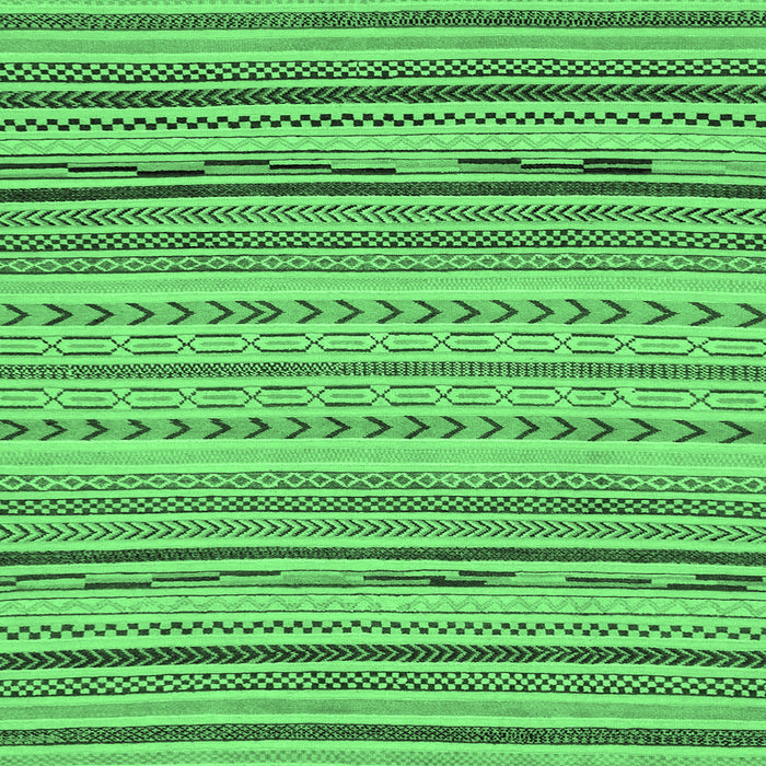 Square Abstract Emerald Green Modern Rug, abs2282emgrn