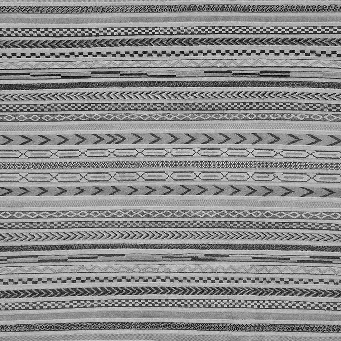 Square Abstract Gray Modern Rug, abs2282gry