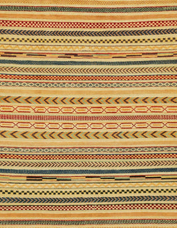 Abstract Red Modern Rug, abs2282