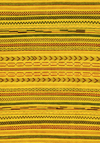 Abstract Yellow Modern Rug, abs2282yw