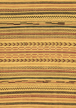 Abstract Brown Modern Rug, abs2282brn