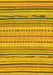 Machine Washable Abstract Yellow Modern Rug, wshabs2282yw