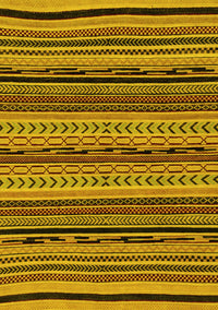 Abstract Yellow Modern Rug, abs2283yw