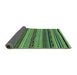 Sideview of Abstract Turquoise Modern Rug, abs2283turq