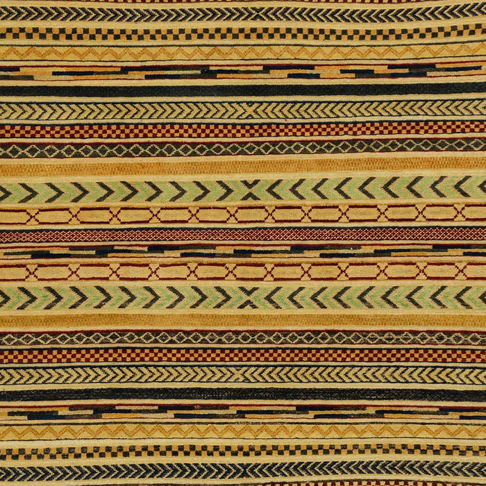 Machine Washable Abstract Yellow Rug, wshabs2283