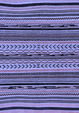 Abstract Blue Modern Rug, abs2283blu
