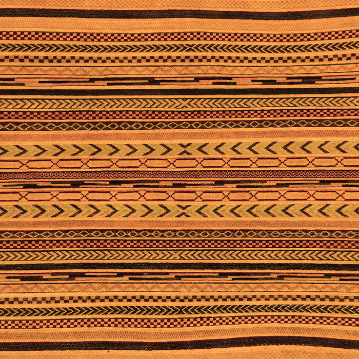 Square Abstract Orange Modern Rug, abs2283org