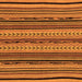 Square Abstract Orange Modern Rug, abs2283org