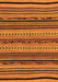 Abstract Orange Modern Rug, abs2283org