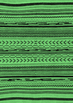 Abstract Emerald Green Modern Rug, abs2283emgrn