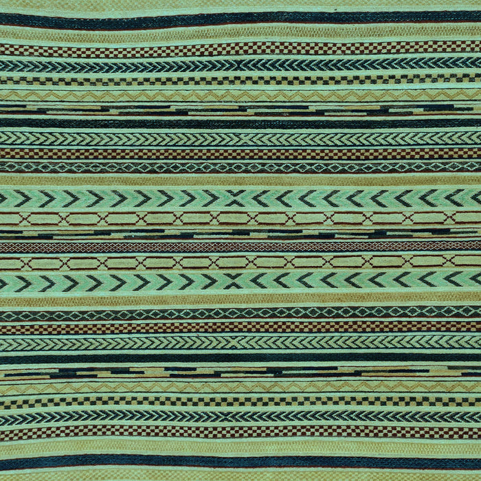 Square Abstract Light Blue Modern Rug, abs2283lblu