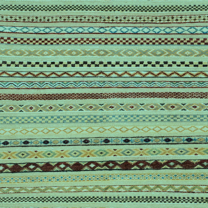 Square Abstract Light Blue Modern Rug, abs2284lblu