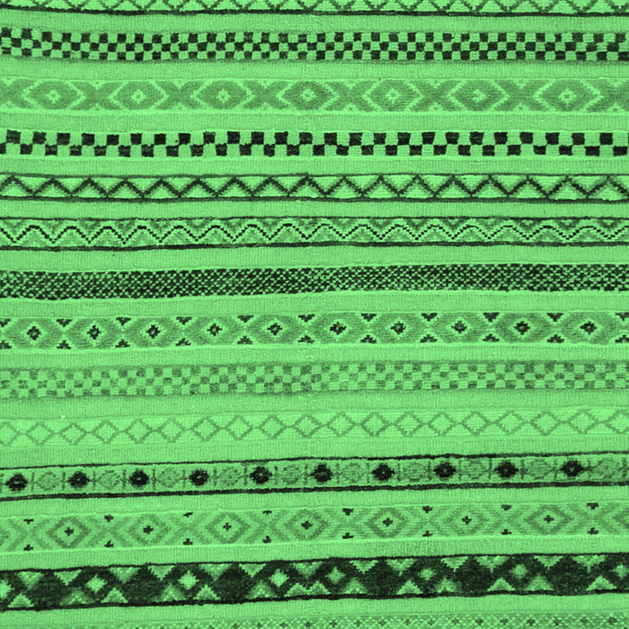 Machine Washable Abstract Emerald Green Modern Area Rugs, wshabs2284emgrn