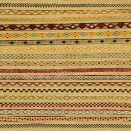 Square Machine Washable Abstract Orange Rug, wshabs2284