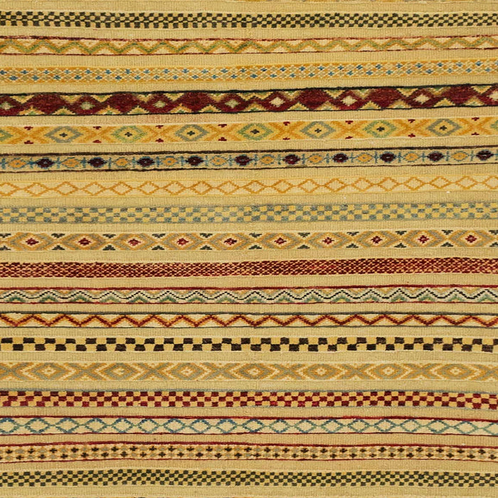 Square Machine Washable Abstract Orange Rug, wshabs2284