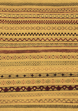 Abstract Brown Modern Rug, abs2284brn