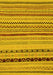 Abstract Yellow Modern Rug, abs2284yw