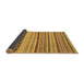 Sideview of Abstract Brown Modern Rug, abs2284brn