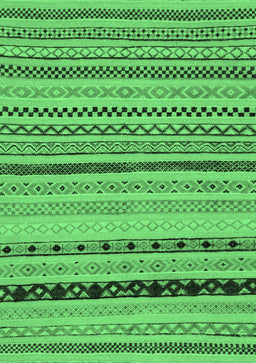 Abstract Emerald Green Modern Rug, abs2284emgrn