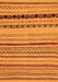 Abstract Orange Modern Rug, abs2284org