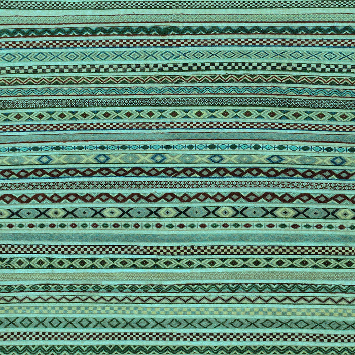 Square Machine Washable Abstract Light Blue Modern Rug, wshabs2285lblu