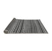 Sideview of Abstract Gray Modern Rug, abs2285gry