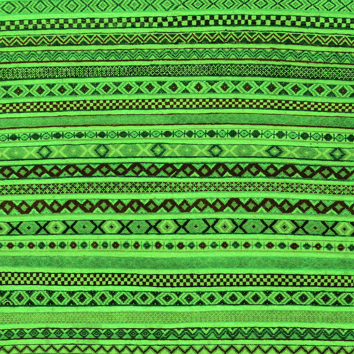 Machine Washable Abstract Green Modern Area Rugs, wshabs2285grn