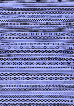 Abstract Blue Modern Rug, abs2285blu