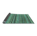 Sideview of Abstract Light Blue Modern Rug, abs2285lblu