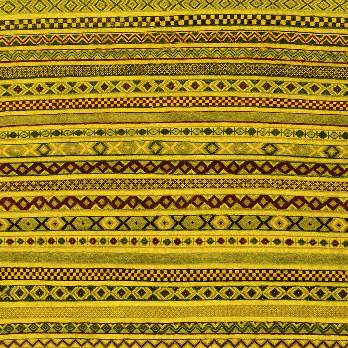 Machine Washable Abstract Yellow Modern Rug, wshabs2285yw