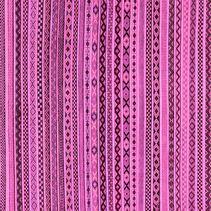 Square Machine Washable Abstract Pink Modern Rug, wshabs2285pnk