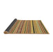 Sideview of Abstract Light Brown Modern Rug, abs2286