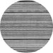 Round Abstract Gray Modern Rug, abs2286gry