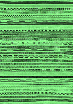 Abstract Emerald Green Modern Rug, abs2286emgrn