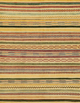 Abstract Light Brown Modern Rug, abs2286