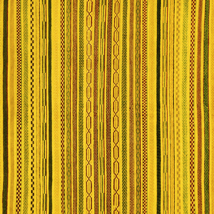 Square Abstract Yellow Modern Rug, abs2286yw