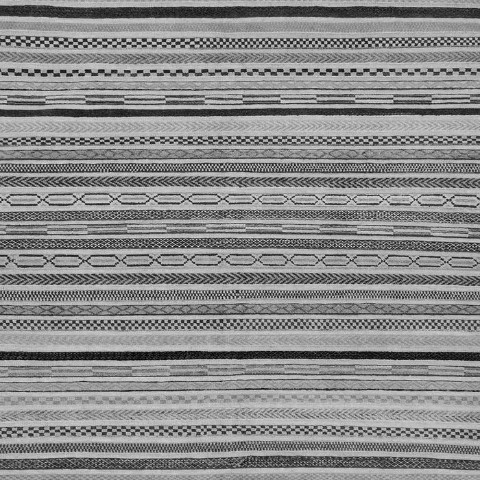 Square Abstract Gray Modern Rug, abs2286gry